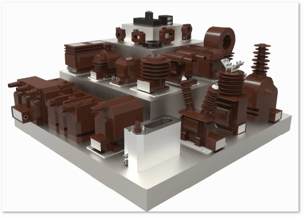 50/60 हर्ट्ज नामित आवृत्ति 1 ए नामित माध्यमिक धारा के साथ निम्न वोल्टेज वर्तमान ट्रांसफार्मर